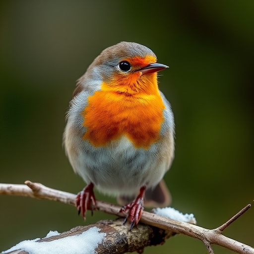 Fat balls placed near robin perch