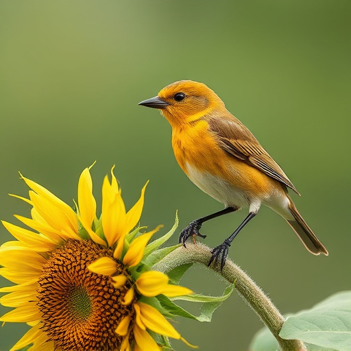 Finches gathered around sunflower heart dish