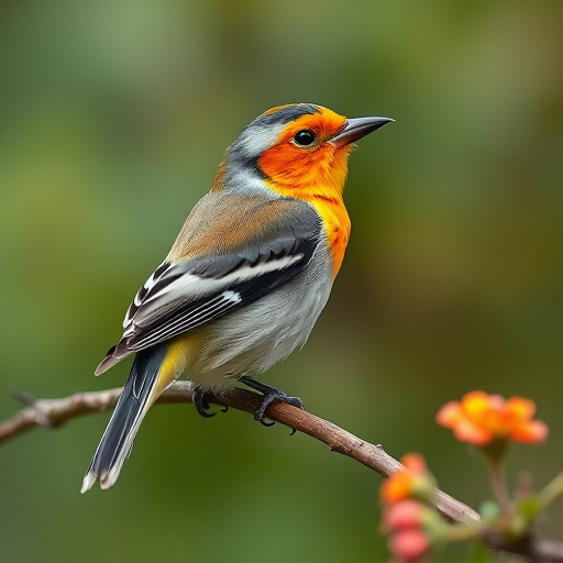 Garden birds near freshly delivered food