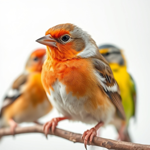 Mealworms served in low bird feeder