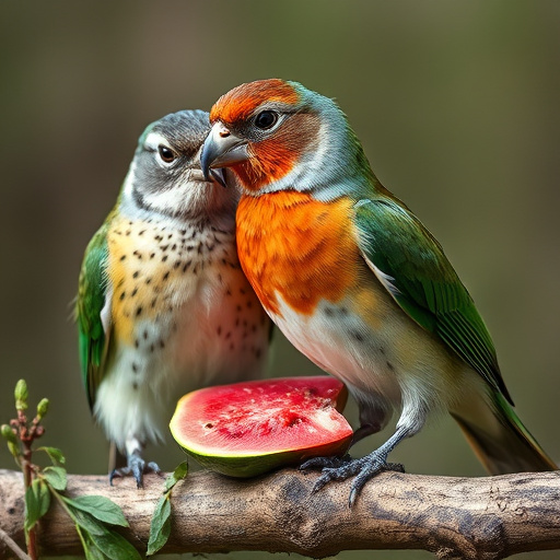 Mealworms served in low bird feeder