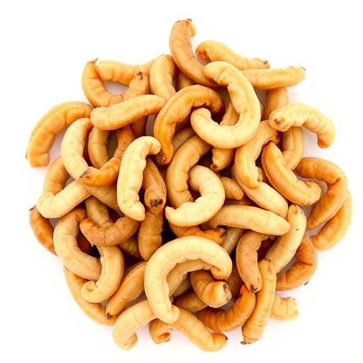 Mixed bird feed with added mealworms