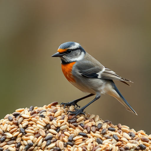 Mixed wild bird seed in UK packaging
