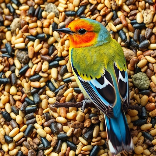 Mixed wild bird seed in UK packaging