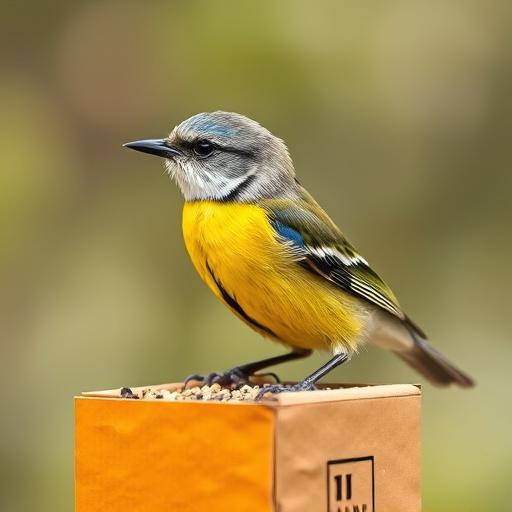 Online order confirmation for bird feed
