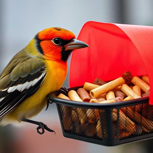 Online order confirmation for bird feed