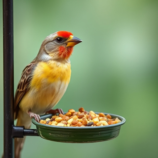 Online order confirmation for bird feed