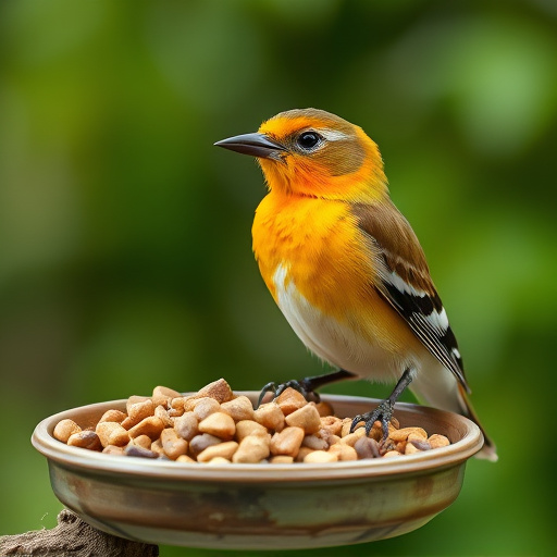 Person unpacking bird seed delivery box