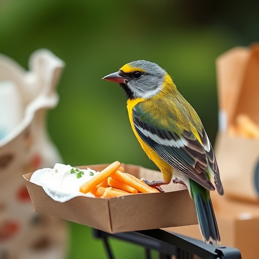 Person unpacking bird seed delivery box