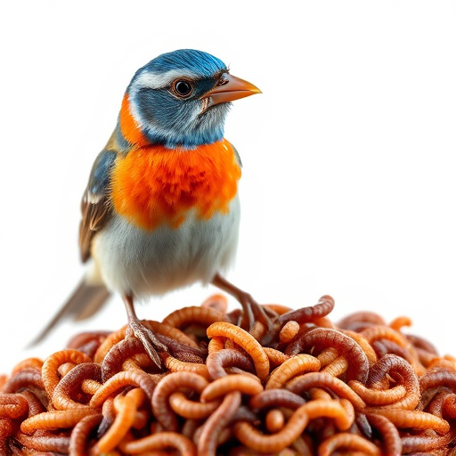 Mealworms Nurture Garden Birds: A Natural Dietary Boost