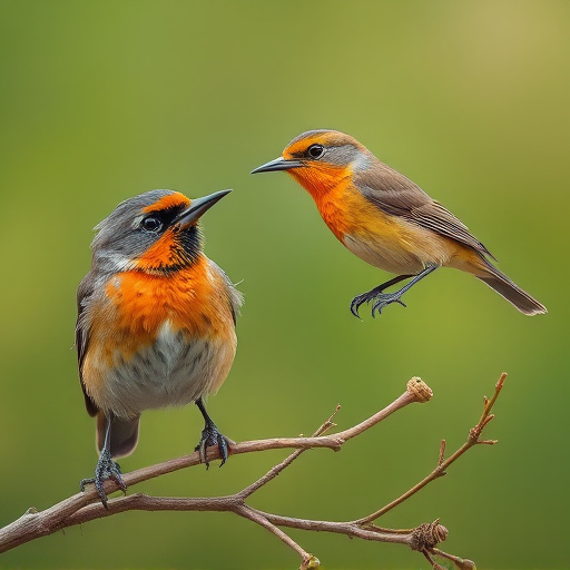 Robin eating mealworms from garden dish