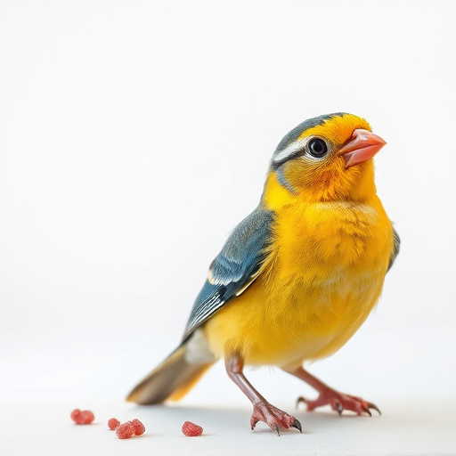 Small birds feeding on sunflower hearts