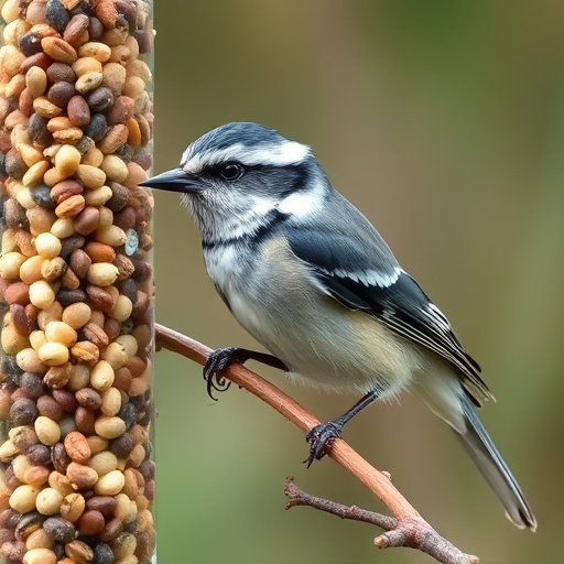 UK delivery box with bird seed label