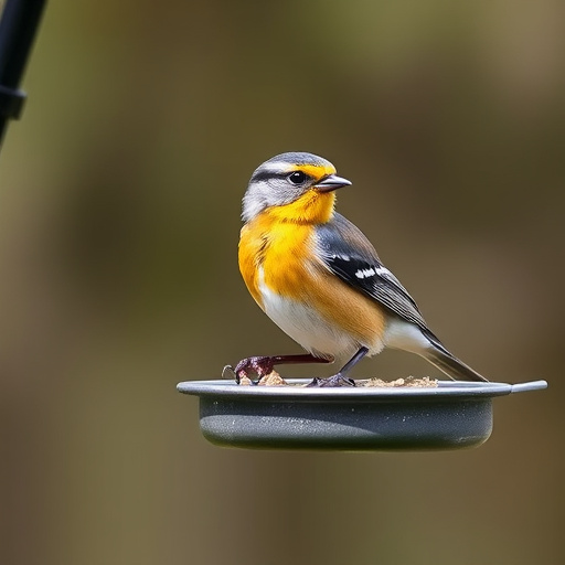 UK delivery box with bird seed label