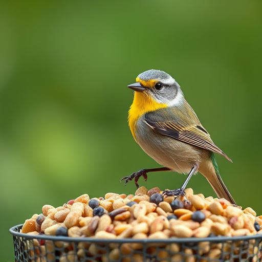UK delivery box with bird seed label