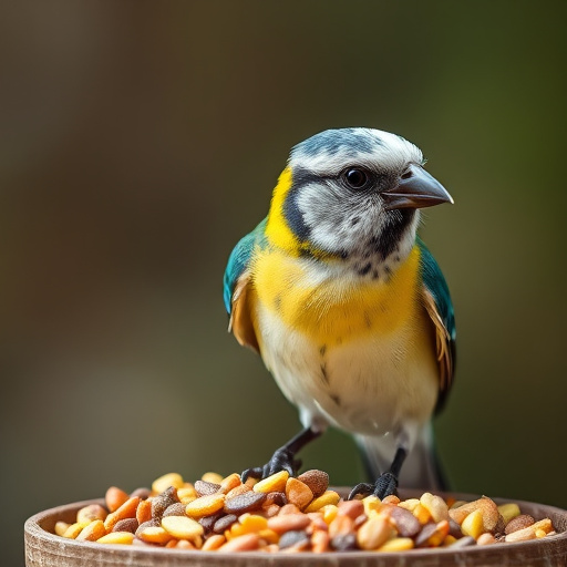 Variety of bird feed on website