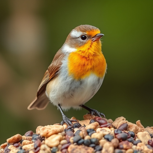Variety of bird feed on website