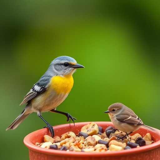 Variety of bird feed on website