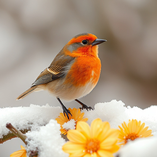 Variety of wild bird food in dishes