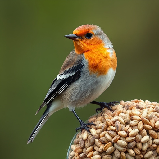Wild bird seed in eco-friendly bag