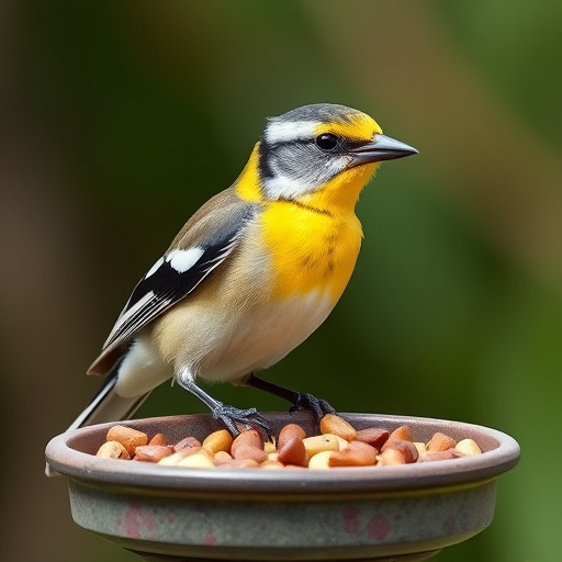 Assorted UK bird feed on webpage