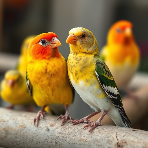 Assorted UK bird feed on webpage