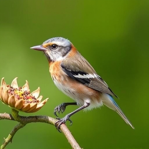 Assorted UK bird feed on webpage