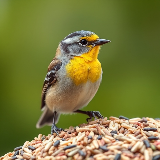 Bags of mixed bird seed varieties