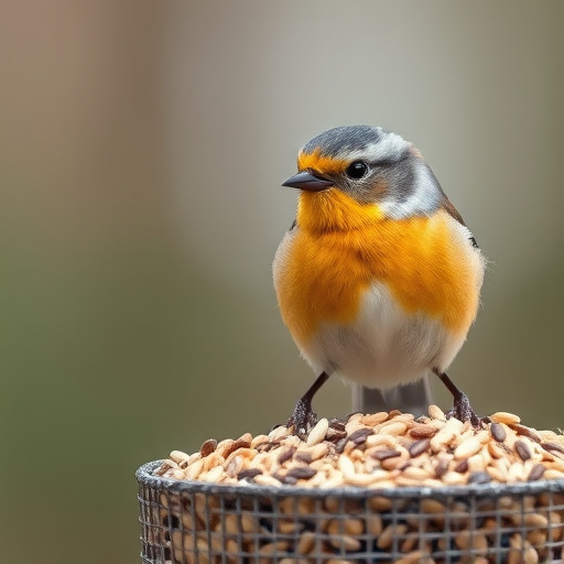 Bags of mixed bird seed varieties