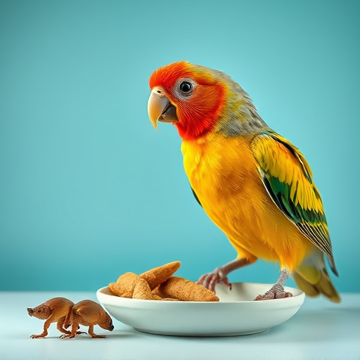 Bird feeder filled with mealworms only