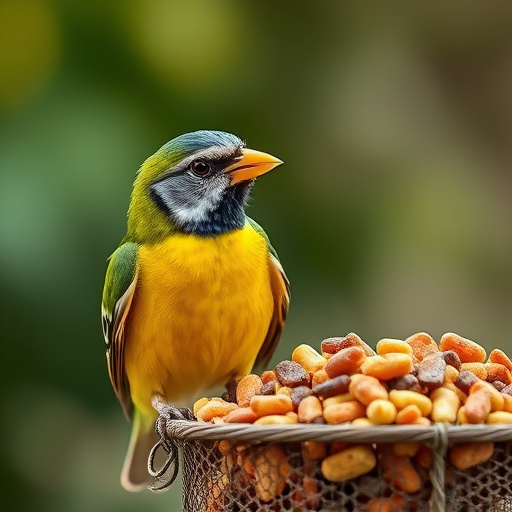 Bird food box left at front door