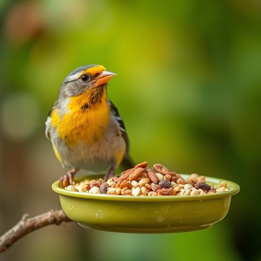 Bird food box left at front door