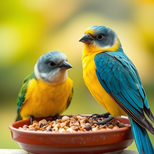 Bird food box left at front door