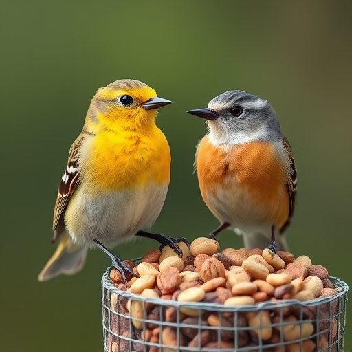 Bird food box left at front door