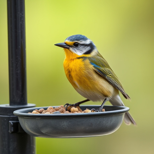 Bird food box left at front door