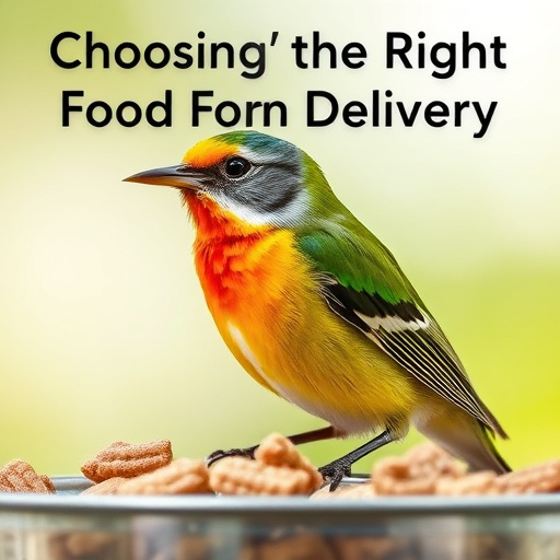Bird food box left at front door