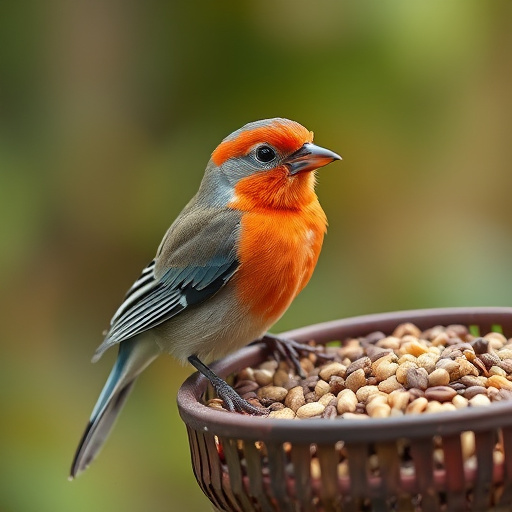 Bird food box left at front door