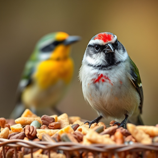Bird food box left at front door