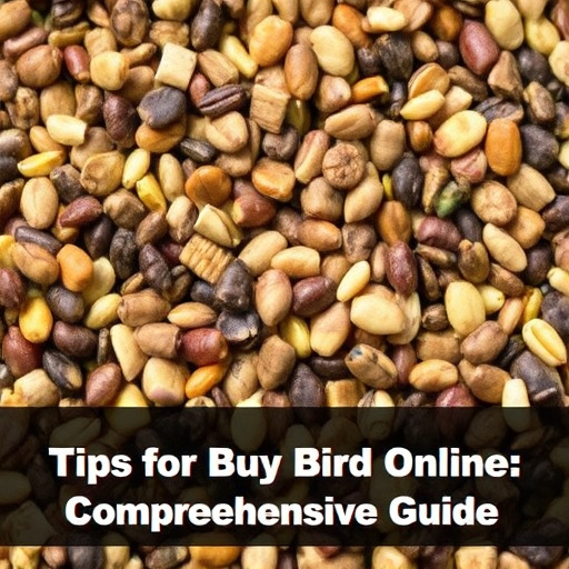 Bird seed being poured from sack