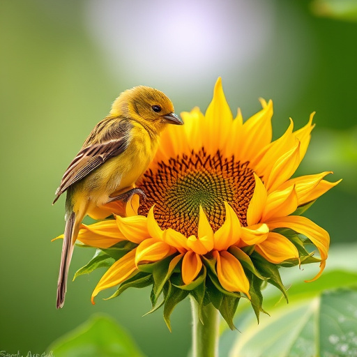 Birds feeding on sunflower hearts feeder