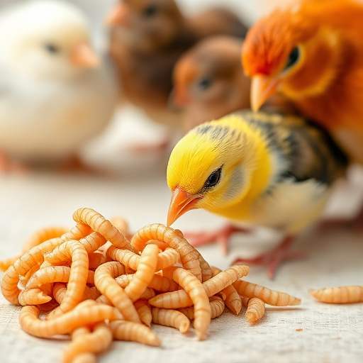 Bulk tub of mealworms for wild birds