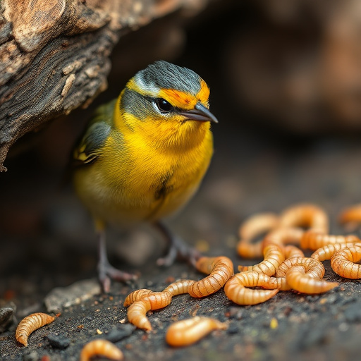 Bulk tub of mealworms for wild birds