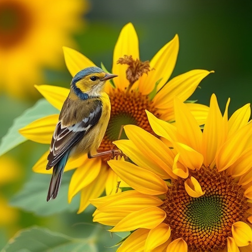 Clean sunflower hearts in seed dispenser