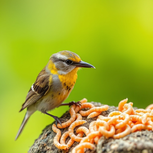 Clear bag of dried mealworms UK