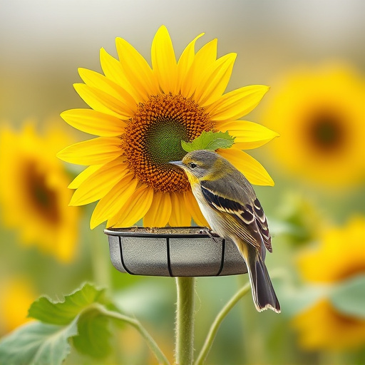 Sunflower Hearts: Feeding Birds Naturally and Benefiting Them