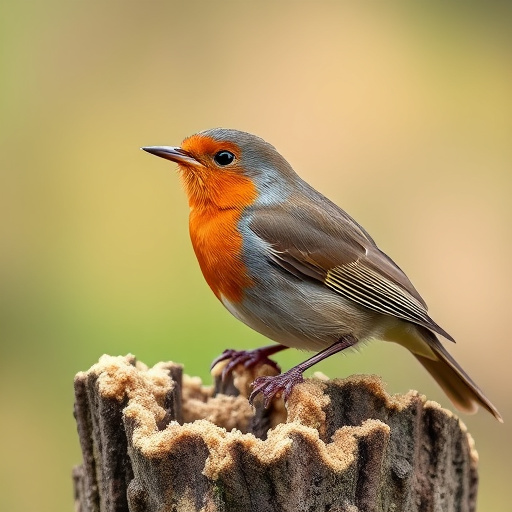 Crushed peanuts served for garden robins