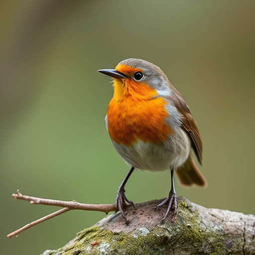 Crushed peanuts served for garden robins