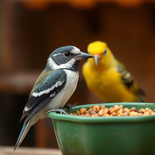 Customer holding bird seed delivery bag