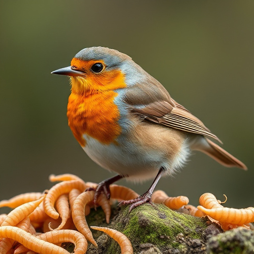 Insect-rich seed mix for UK robins