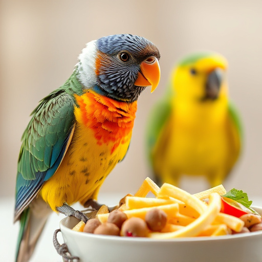 Mealworms served in low bird feeder